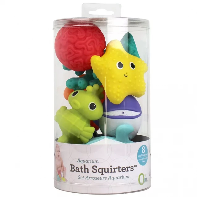 Сенсорний набір іграшок для ванни Infantino У світі морському 8 шт (305031) - 1