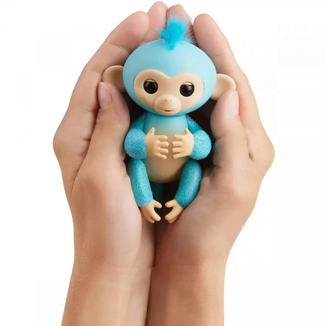 Fingerlings Гламурна ручна мавпочка блакитна - 3