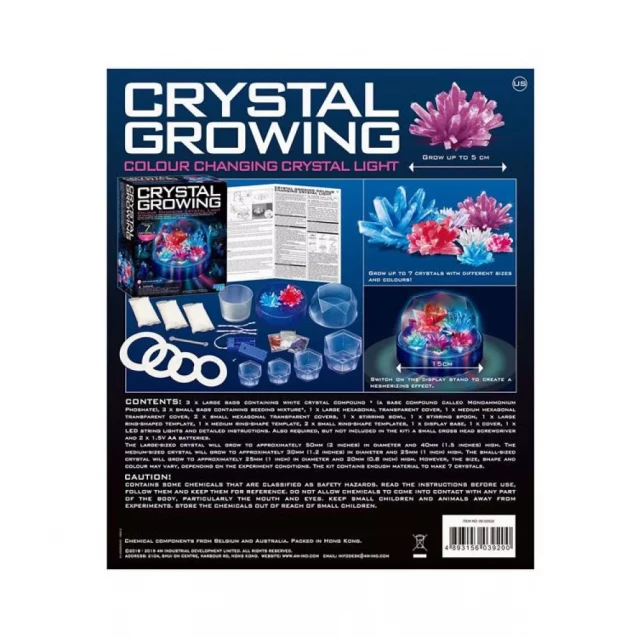 Вирощування кольорових кристалів з підсвіткою 4M (00-03920/US) - 4