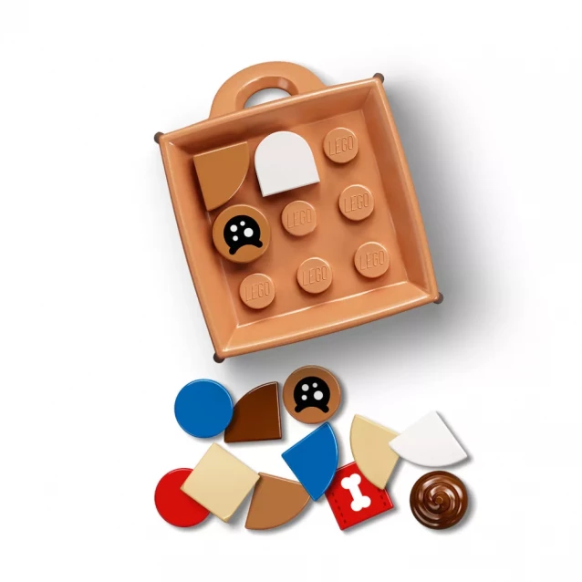 Конструктор LEGO Dots Брелок Для Сумочки «Песик» (41927) - 11