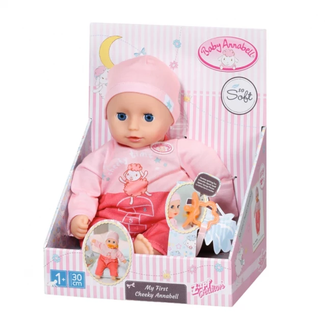 Лялька MY FIRST BABY ANNABELL Кумедне малятко 30 см (703304) - 6