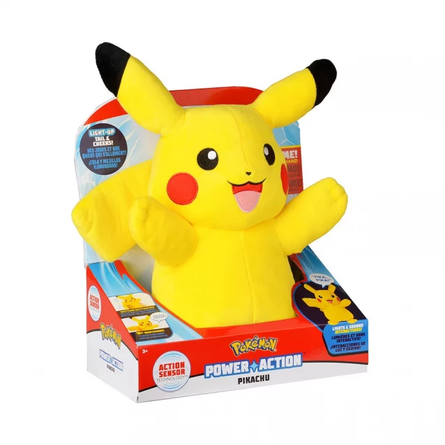 Мягкая игрушка интерактивная Pokemon Пикачу 25 см (97834) - 3