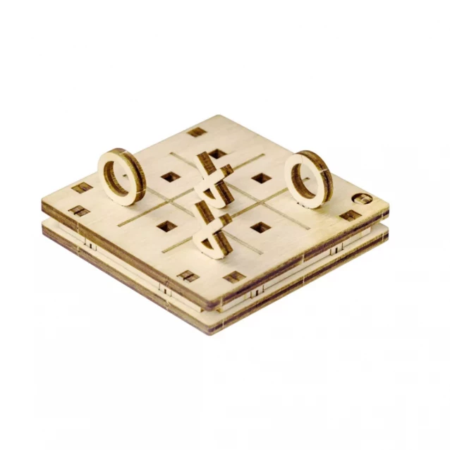 Дерев'яний конструктор 3D PLAY WOOD Хрестики-ноліки 2 (10305) - 2