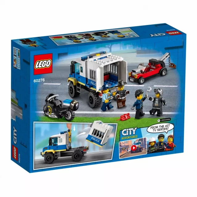 Конструктор LEGO City Полицейская машина для перевозки заключенных (60276) - 2