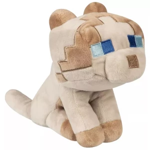 JINX Плюшева іграшка Minecraft Happy Explorer Ragdoll Cat Plush Brown дитяча іграшка