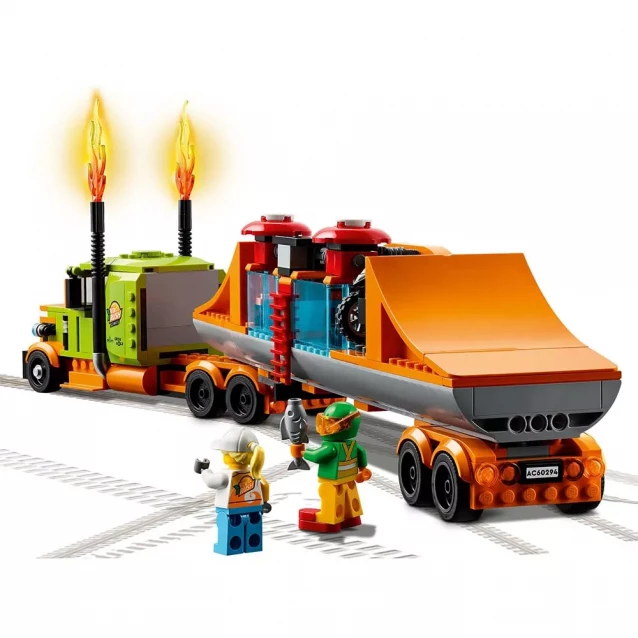 Конструктор LEGO CITY STUNTZ Каскадерский грузовик (60294) - 5