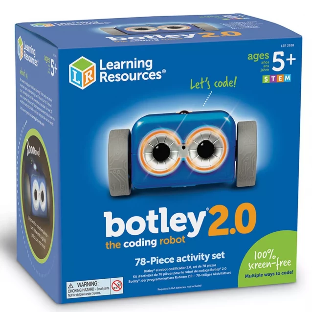 Игровой STEM-набор LEARNING RESOURCES – РОБОТ BOTLEY® 2.0 (программируемый робот, пульт, аксесс.) - 2