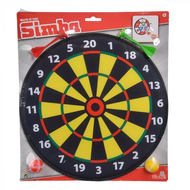 SIMBA Игровой набор "Дартс", 2 шарика и 2 дротика, 3 вида, 3 - 2