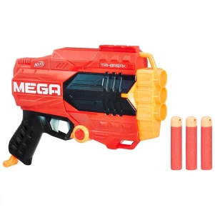 Бластер Nerf Mega Tri-Break (E0103) дитяча іграшка