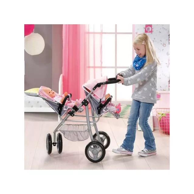 Прогулянкова коляска для двійні BABY ANNABELL-ТАНДЕМ триколісна - 2