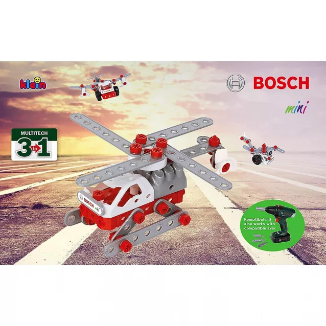 Іграшковий гелікоптер-конструктор Bosch (8791) - 8