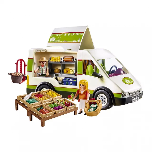 Игровой набор Playmobil Передвижной фургон с продуктами (70134) - 1