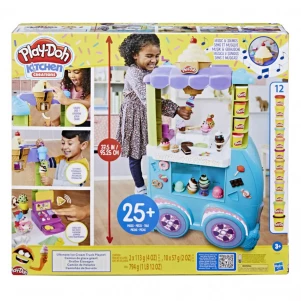 Набір для творчості з пластиліном Play-Doh Машинка з морозивом (F1039) дитяча іграшка