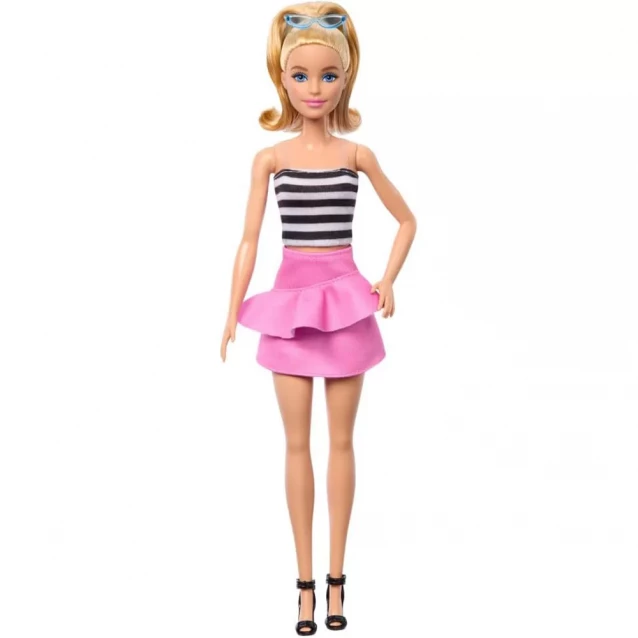 Лялька Barbie Модниця в рожевій спідниці з рюшами (HRH11) - 4