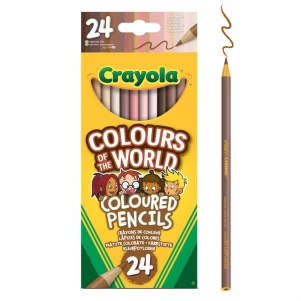 Олівці кольорові Crayola Colors of the World 24 шт (68-4607) дитяча іграшка