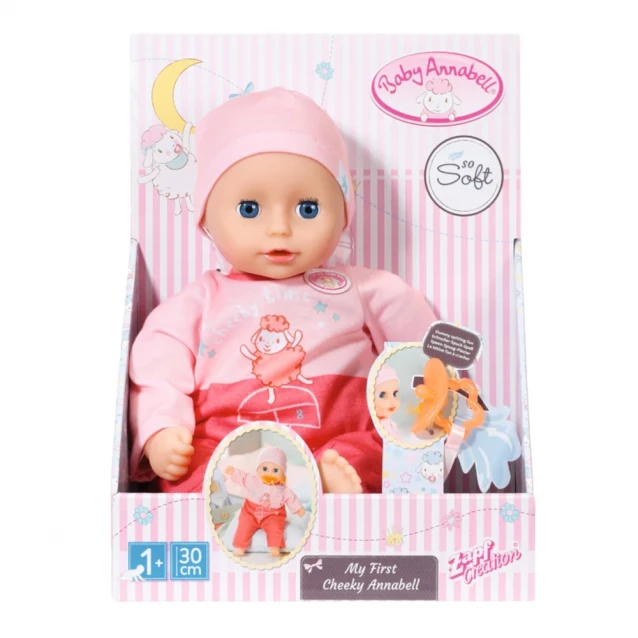 Лялька MY FIRST BABY ANNABELL Кумедне малятко 30 см (703304) - 7