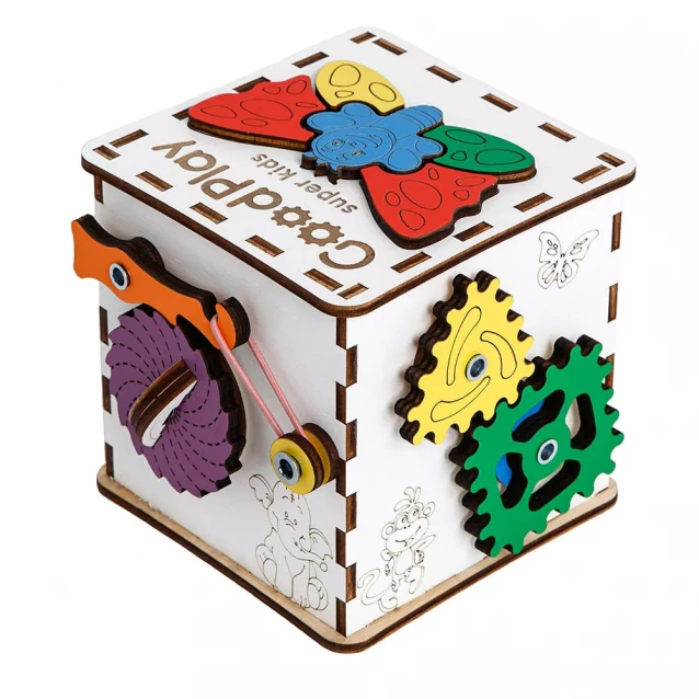 Бизиборд-куб GoodPlay развивающий 12×12 (K001) - 9