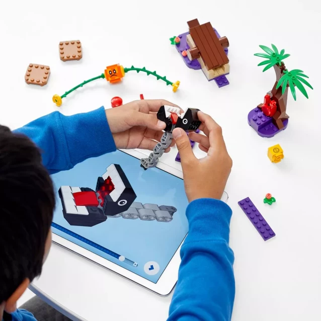 Конструктор LEGO Super Mario Зустріч у джунглях із Кусакою на ланцюгу. Додатковий рівень (71381) - 6