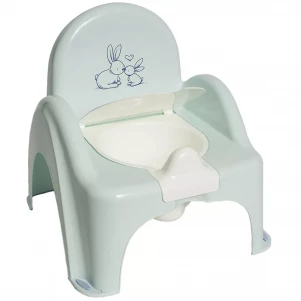 Горшок-стульчик Tega Зайчики мятный (KR-012-105) для малышей