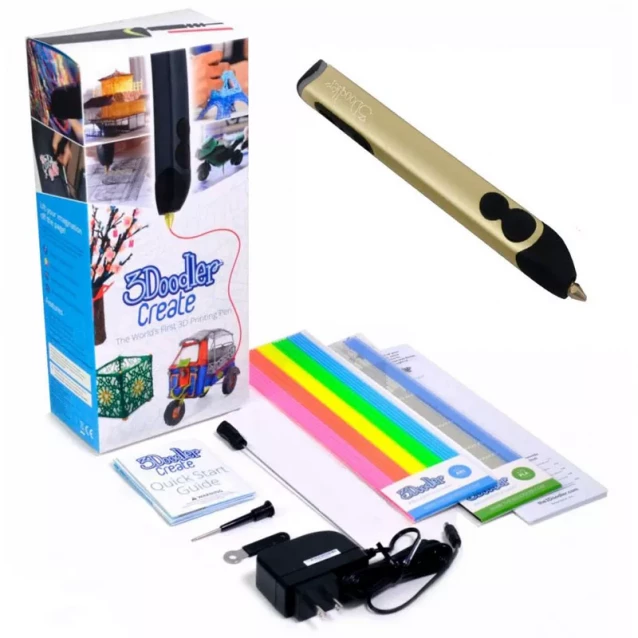 3D-ручка 3Doodler Create золотая (3DOOD-CRE-BUTTER-EU) - 1