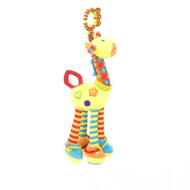Іграшка-підвіска з брязкальцем "Жирафа" - 1