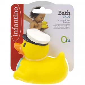 Іграшка для купання Infantino Качечка Капітан (3051111) для малюків