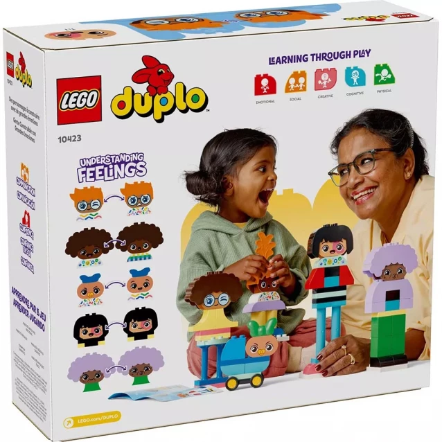 Конструктор LEGO Duplo Конструктор людей із сильними емоціями (10423) - 2