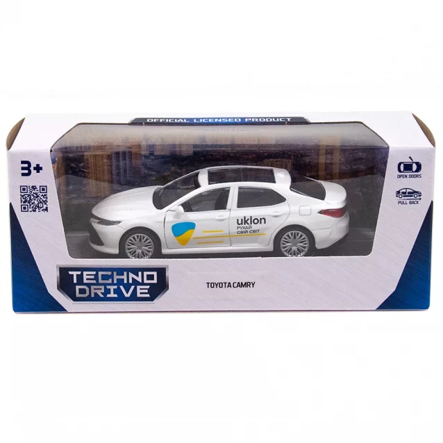 Автомодель TechnoDrive Toyota Camry Uklon белый (250291) - 11