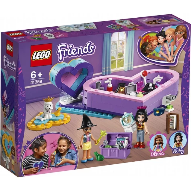 Конструктор LEGO Friends Конструктор Коробка-Сердце Дружбы (41359) - 1