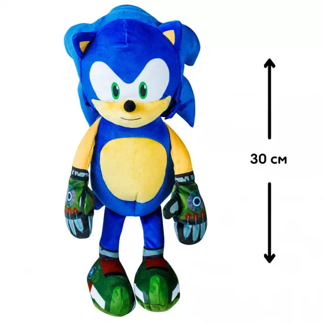 М'яка Іграшка-рюкзак Sonic Prime Сонік 30 см (SON7020) - 2