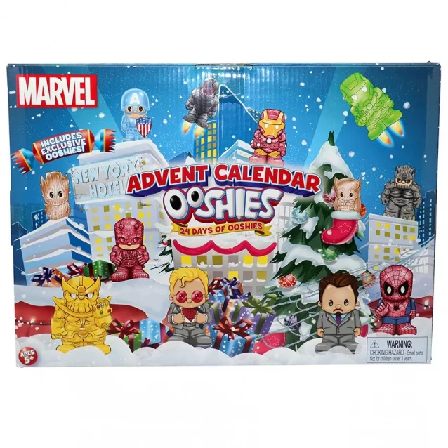 Адвент-календар с фігурками Ooshies Marvel (23296) - 1
