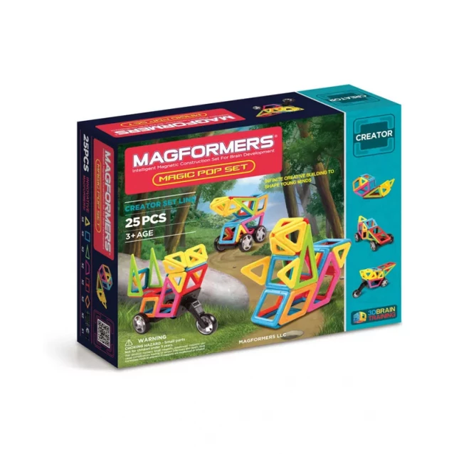 Magformers. Магнітний конструктор «Магічний спалах», 25 ел. - 1