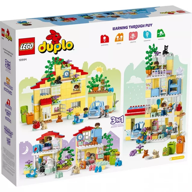 Конструктор LEGO Duplo Сімейний будинок 3в1 (10994) - 2