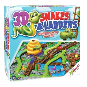 JOY BAND Настільна гра "Змійки та сходинки" дитяча іграшка