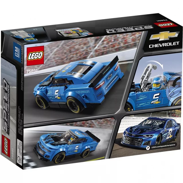 Конструктор LEGO Speed Champions Автомобиль Chevrolet Camaro Zl1 Race Car (75891) - 10