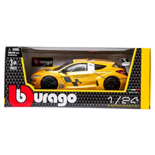 Автомодель Bburago Renault Magane Trophy жовтий металік, 1:24 (18-22115) - 4