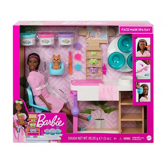 Ляльковий набір Barbie СПА догляд за шкірою (GJR84) - 1