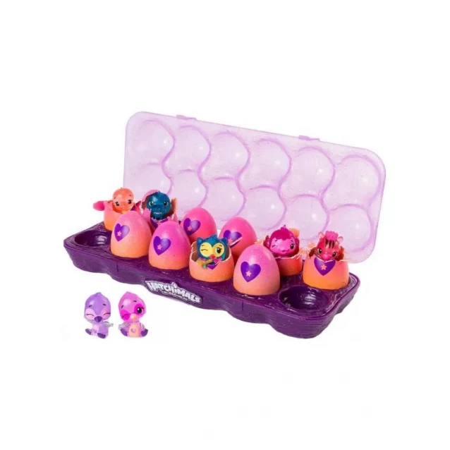 HATCHIMALS лоточек с двенадцатью коллекционными фигурками в яйцах - 4