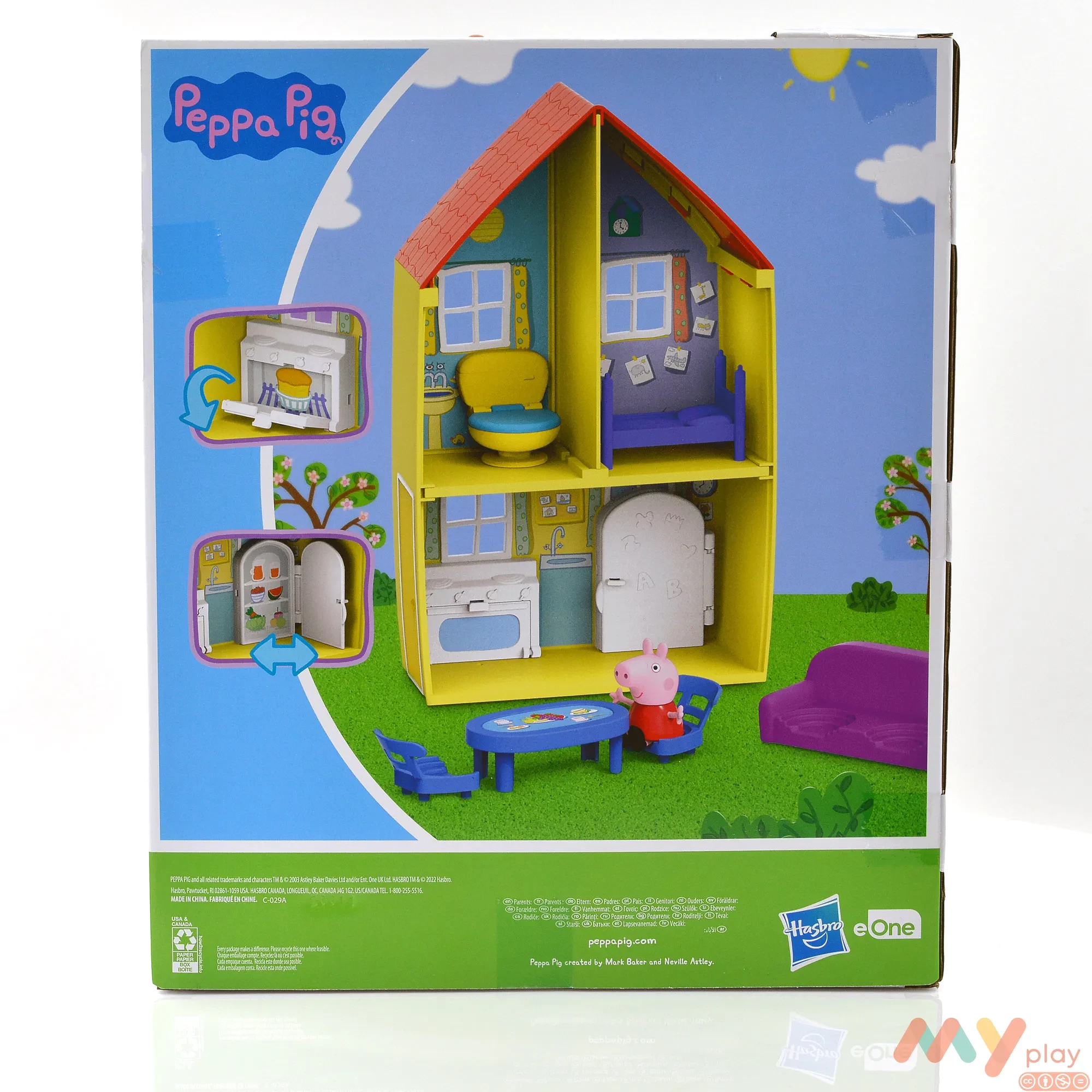 Игровой набор Peppa Pig Домик Пеппы (F2167) купить в интернет магазине с  доставкой по Украине | MYplay