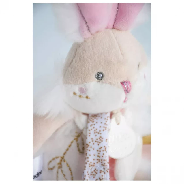 Мягкая игрушка Doudou Погремушка Кролик в ассортименте 20 см (DC3484) - 5