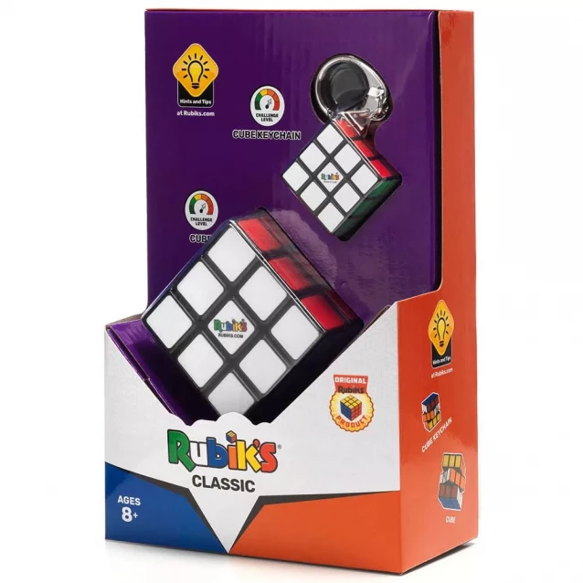 Rubik's Набір головоломок 3х3 КЛАСИЧНЕ ПАКУВАННЯ - КУБИК ТА МІНІ-КУБИК (з кільцем) 6062800 - 5