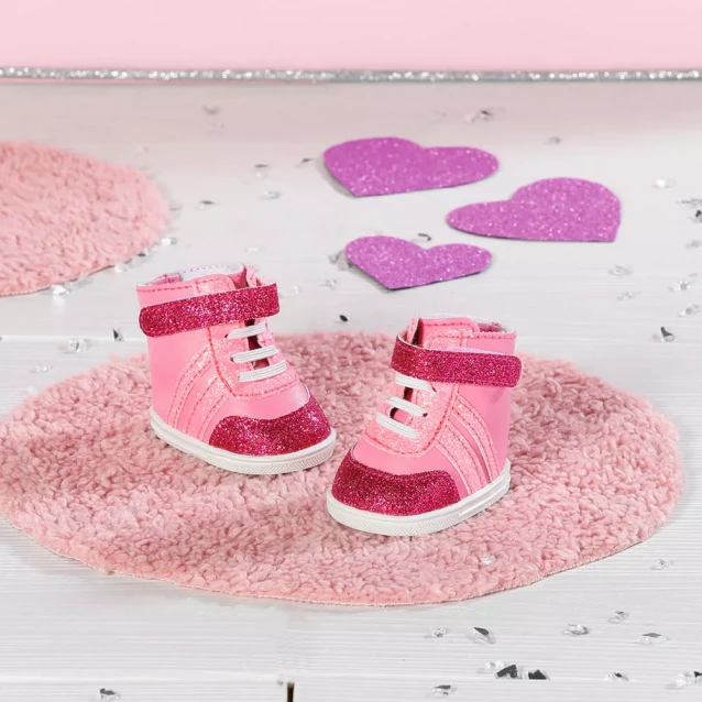 Взуття для ляльки Baby Born Рожеві кеди 43 см (833889) - 5