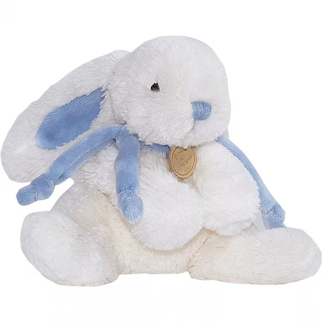 М'яка іграшка Doudou Кролик Цукерка 30 см блакитний (1241) - 1