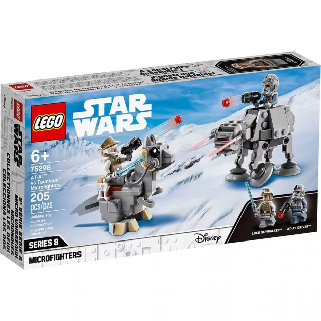 Конструктор LEGO Star Wars Мікровинищувачі: At-At проти Тонтона (75298) - 1