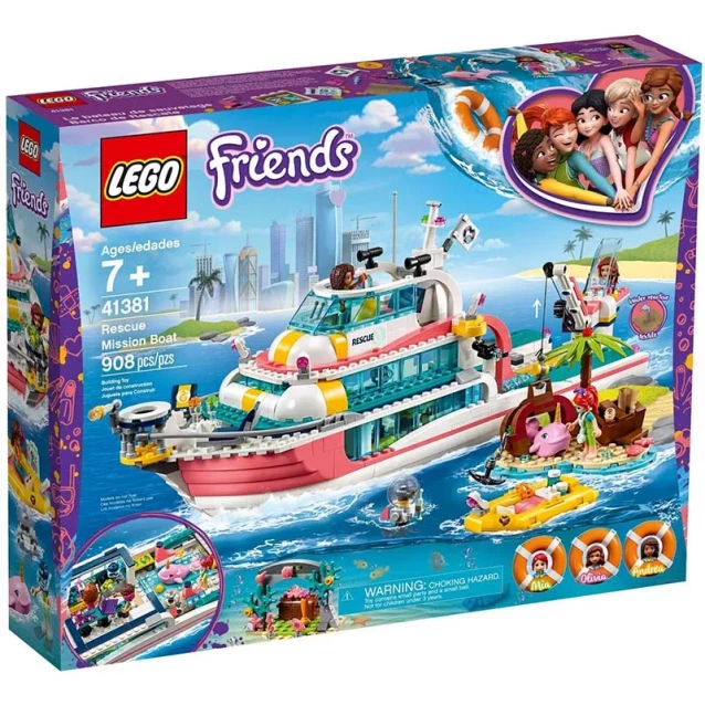 Конструктор LEGO Friends Рятувальний човен (41381) - 1