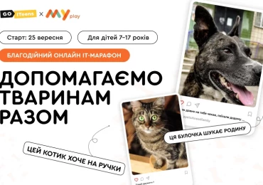 Благодійний онлайн ІТ-марафон «Допомагаємо тваринам разом»