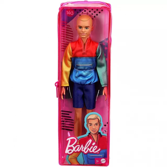 Кукла Barbie Модник Кен в свитшоте в стиле пэчворк (GRB88) - 2