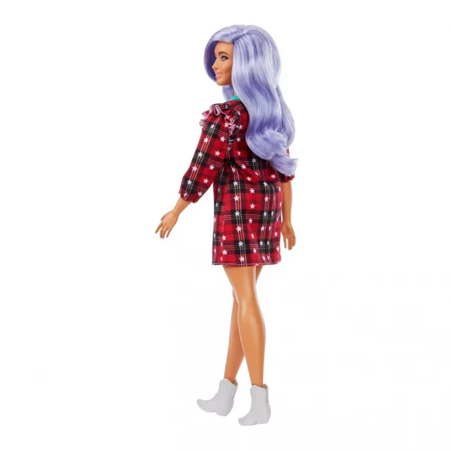 Лялька Barbie Модниця у клітчастій сукні (GRB49) - 2