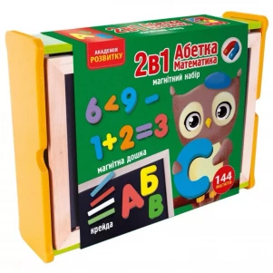 Игра настольная Vladi-Toys Магнитный развивающий набор с доской (VT5411-17) детская игрушка