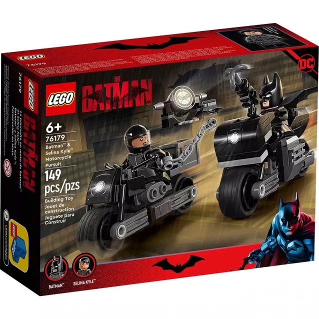 Конструктор LEGO Super Heroes DC Batman Бетмен и Селина Кайл: преследование ан мотоцикле (76179) - 1
